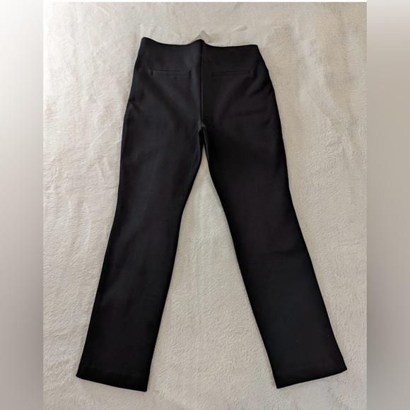 NWT Chicos Lindy Side Zip Front Seam Dress Pants Black 00Short Size 2-4 - Picture 5 of 11